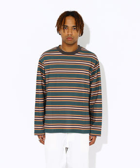 Multi Border L/S Tee