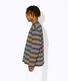 Multi Border L/S Tee