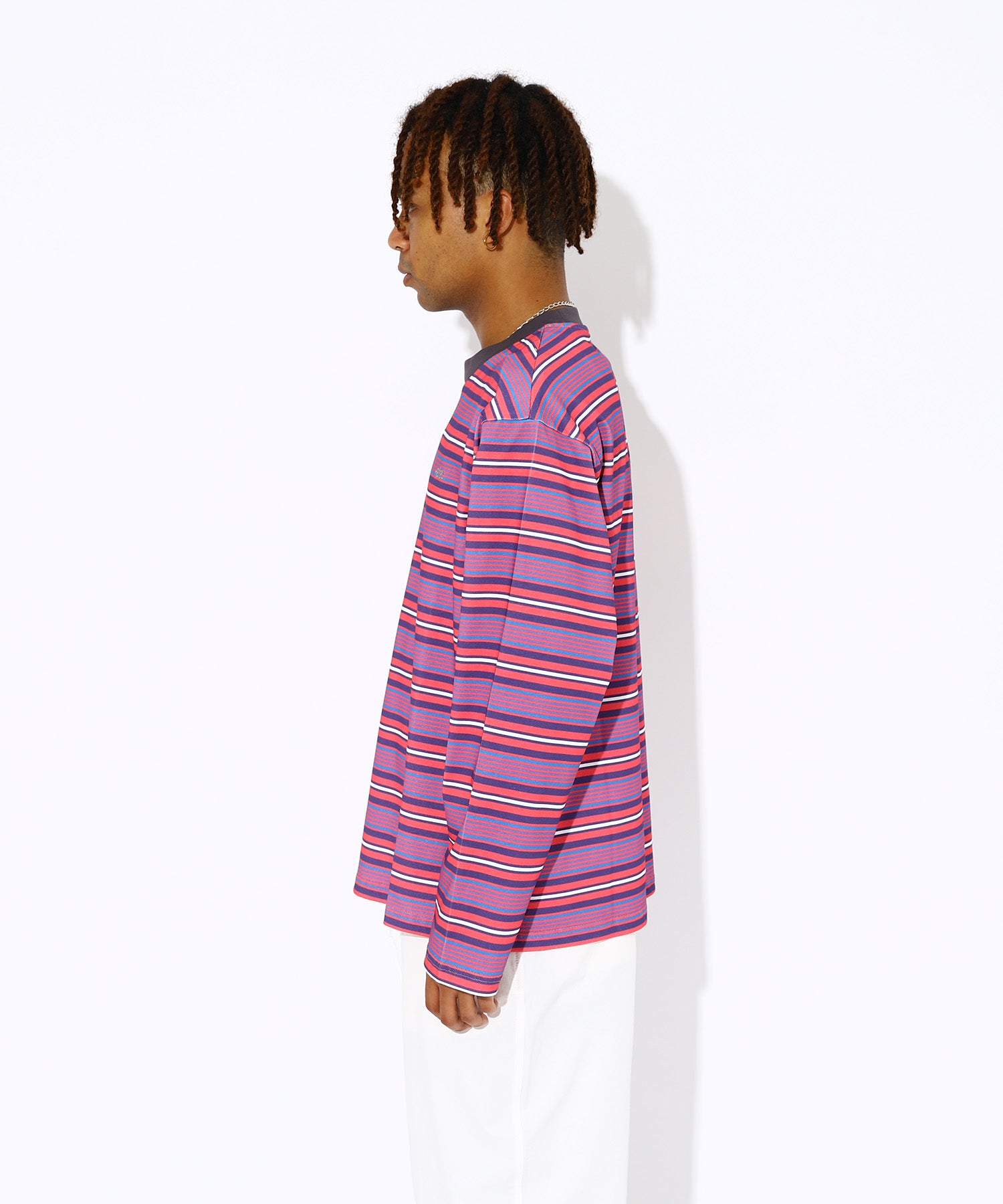 Multi Border L/S Tee