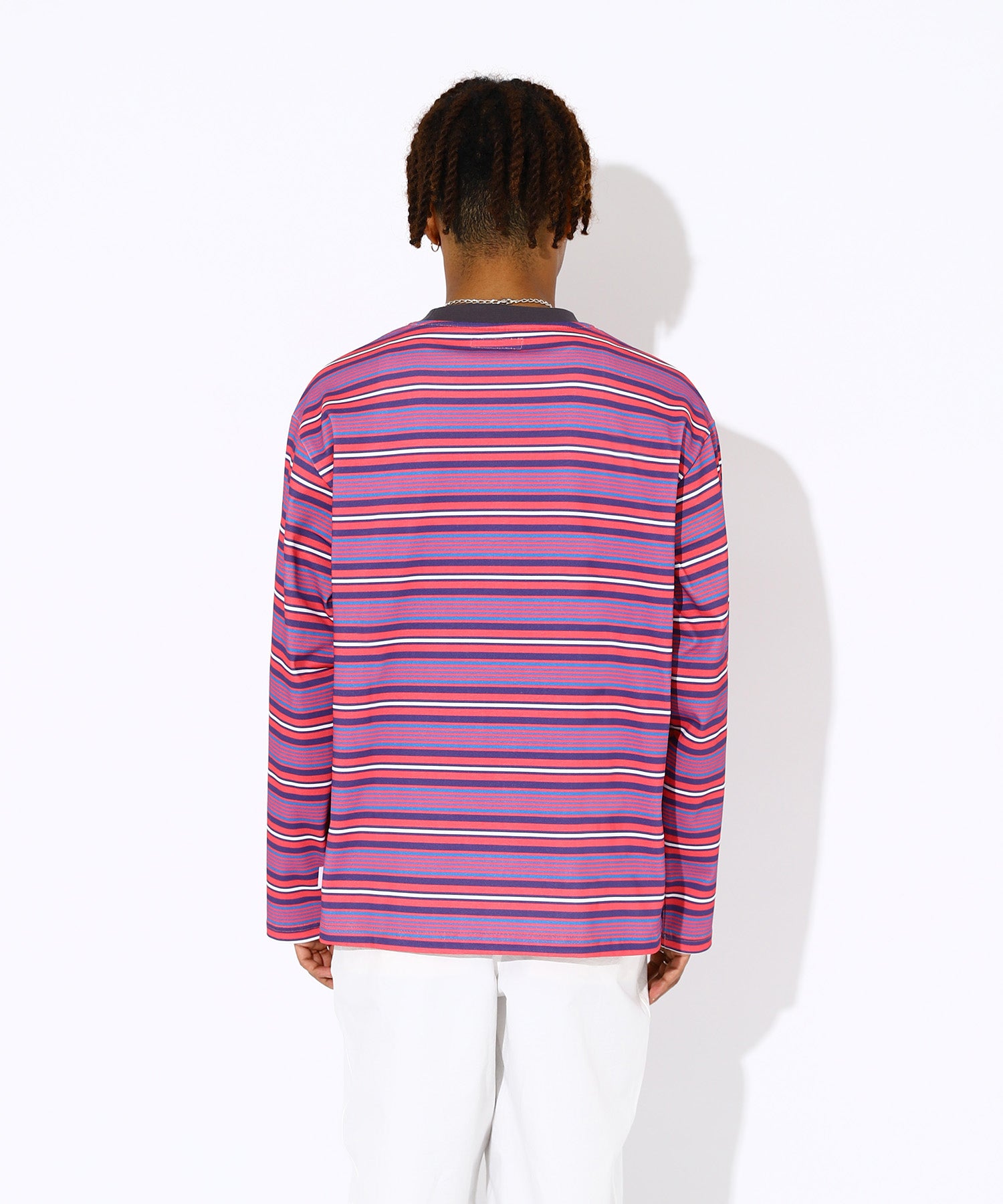 Multi Border L/S Tee