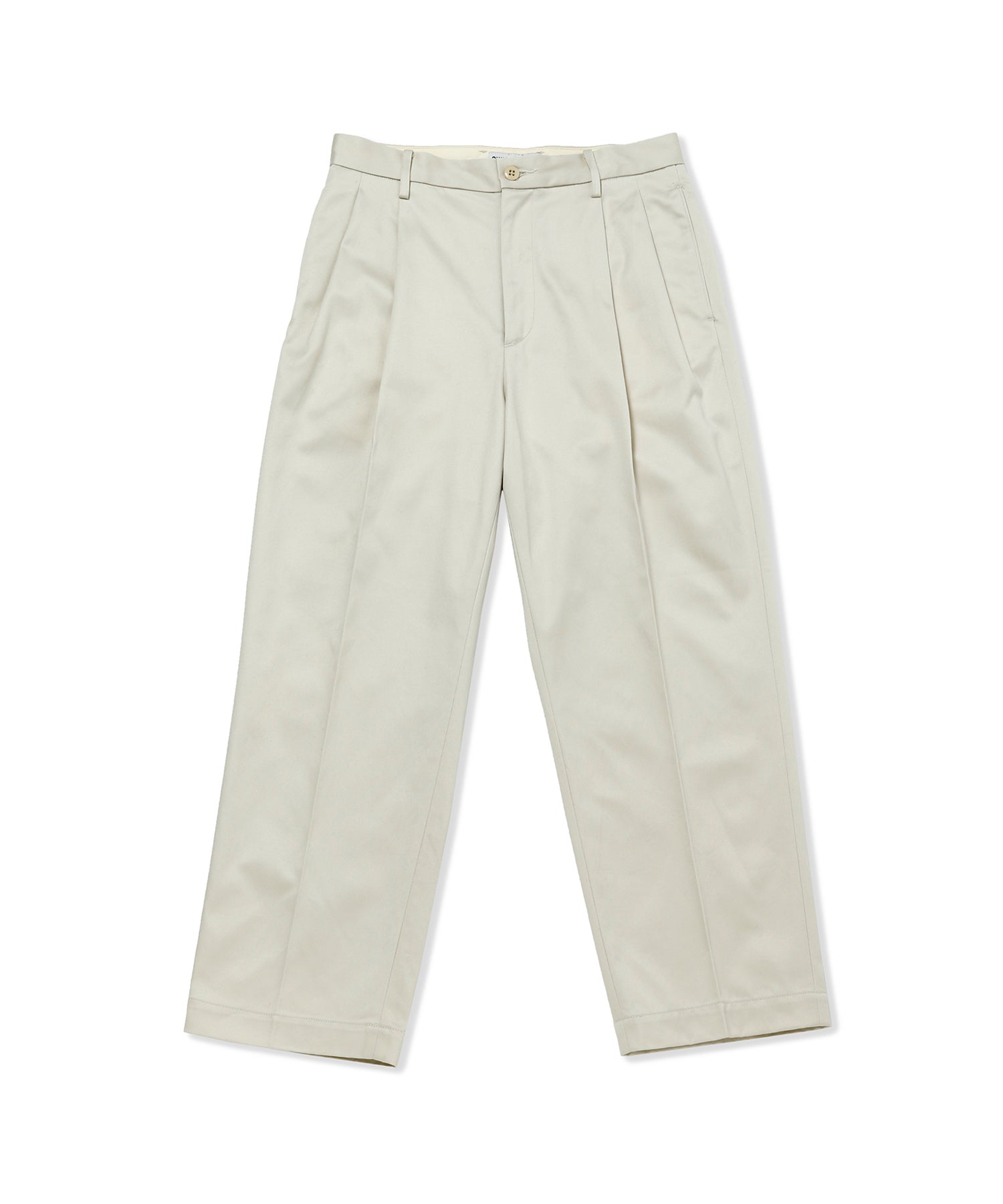 Double Pleated Chino Trousers