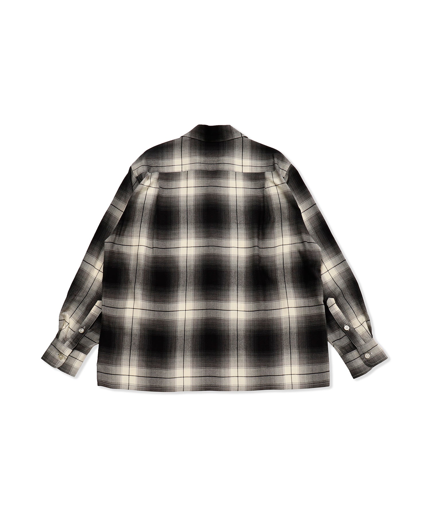 CHECK OPEN COLLAR SHIRT - WACKO MARIA (ワコマリア) - tops ...