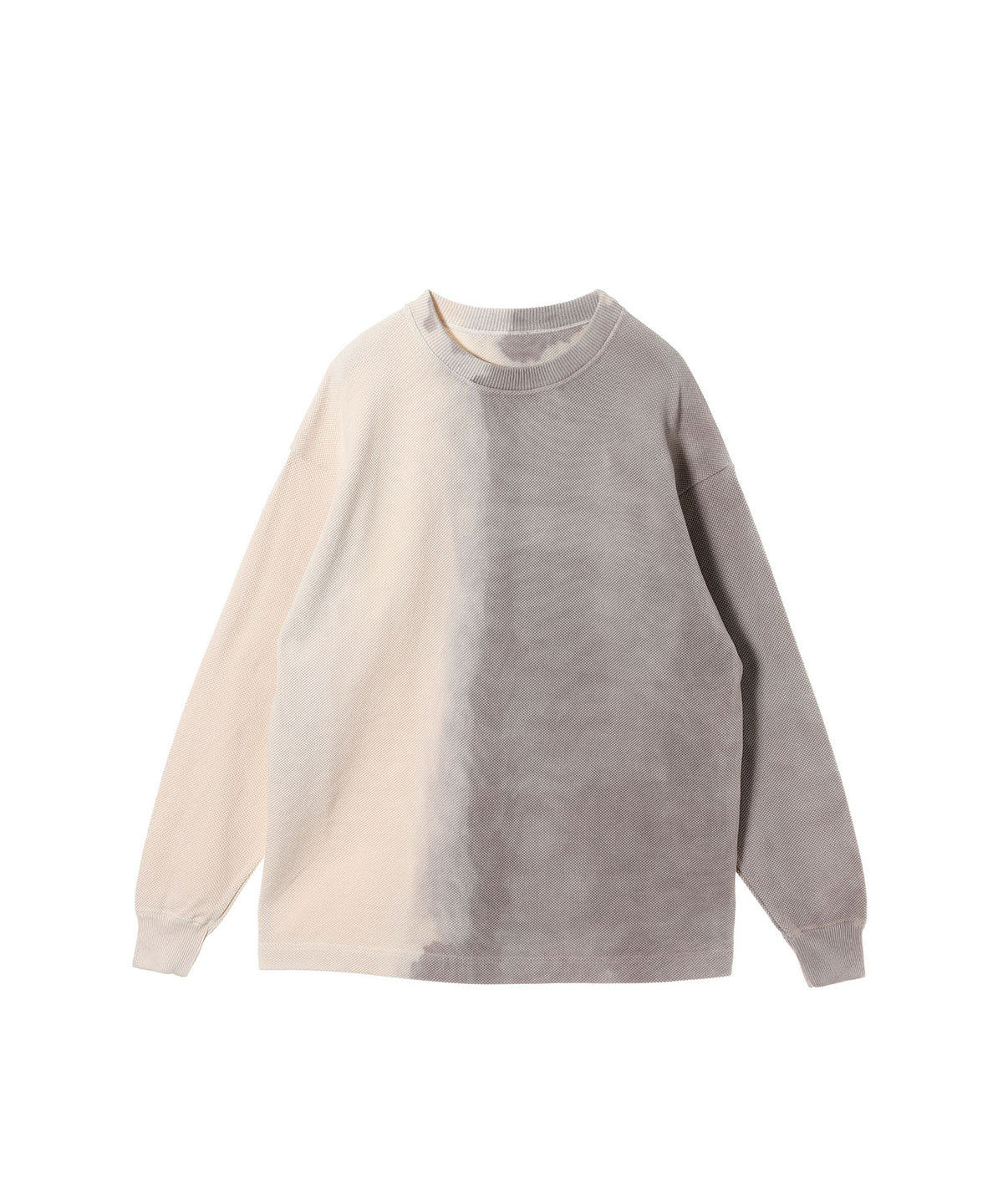 Light Moss Stitch Gradation L/S