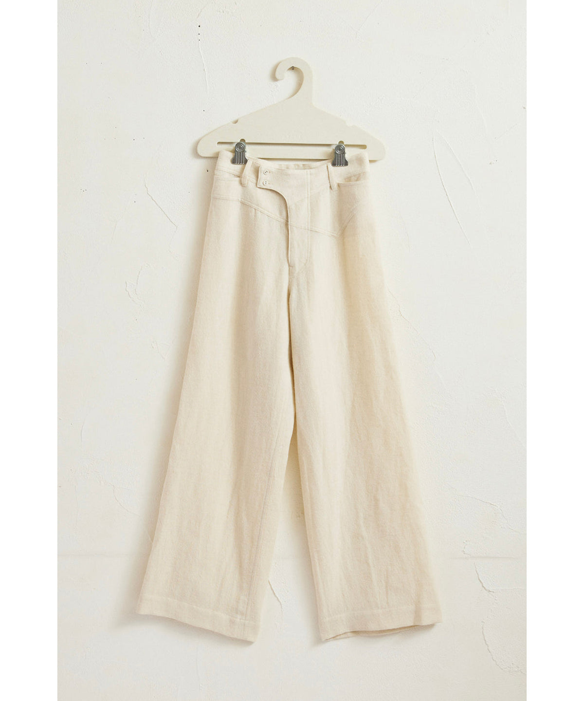 Wool Linen Wide Slacks