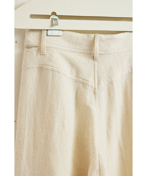 Wool Linen Wide Slacks