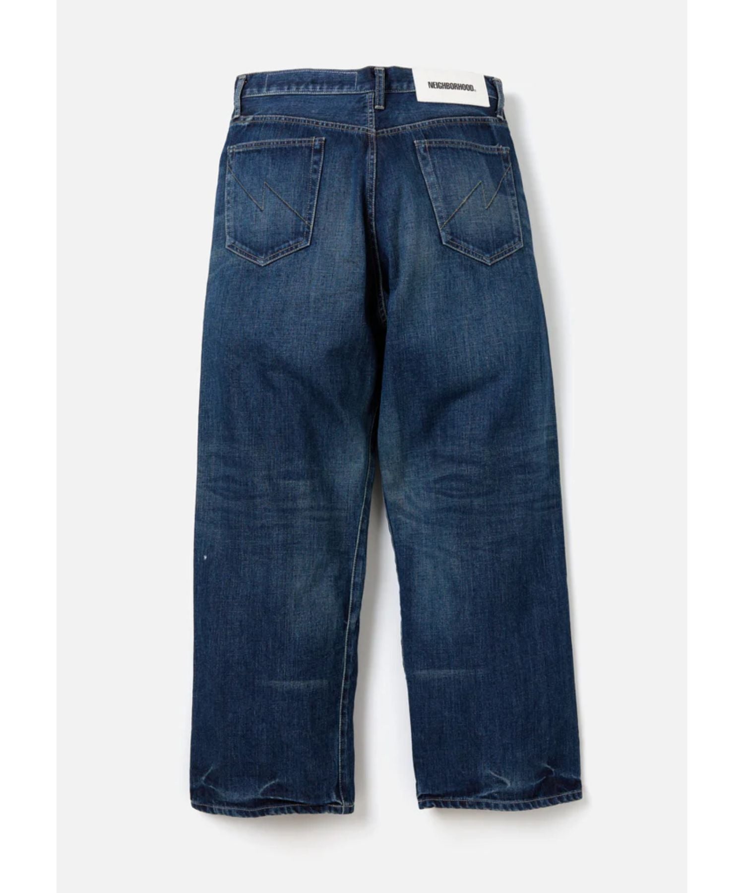 WASHED DENIM DP WIDE PANTS - NEIGHBORHOOD (ネイバーフッド 