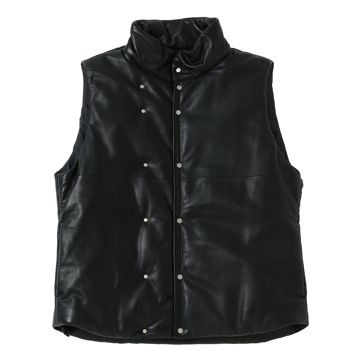 HIKER PUFF VEST SHEEP LEATHER - nonnative (ノンネイティブ) - outer (アウター) | FIGURE  ONLINE (フィギュアオンライン) 【公式通販】