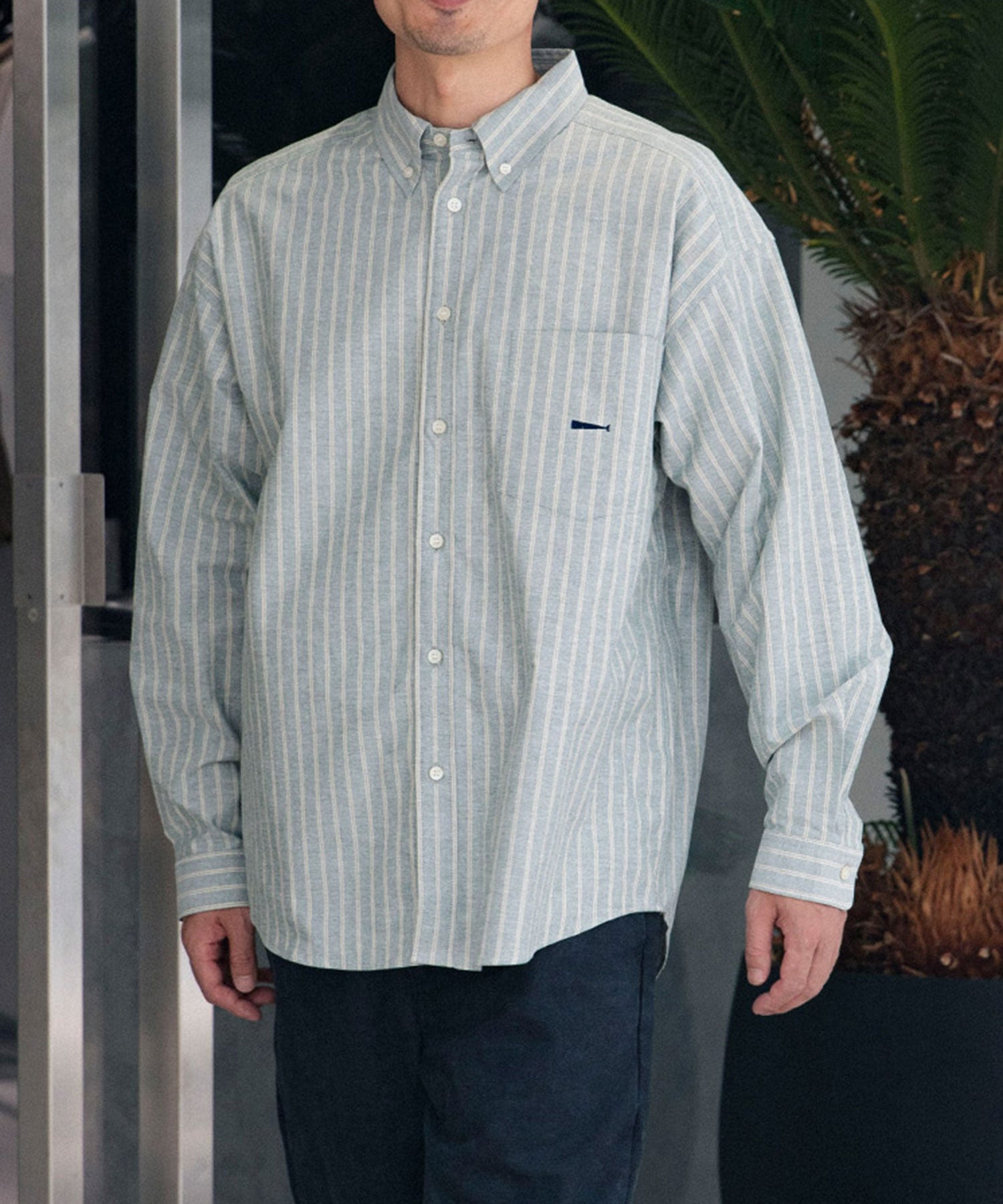 KENNEDY’S OXFORD LS STRIPE SHIRT