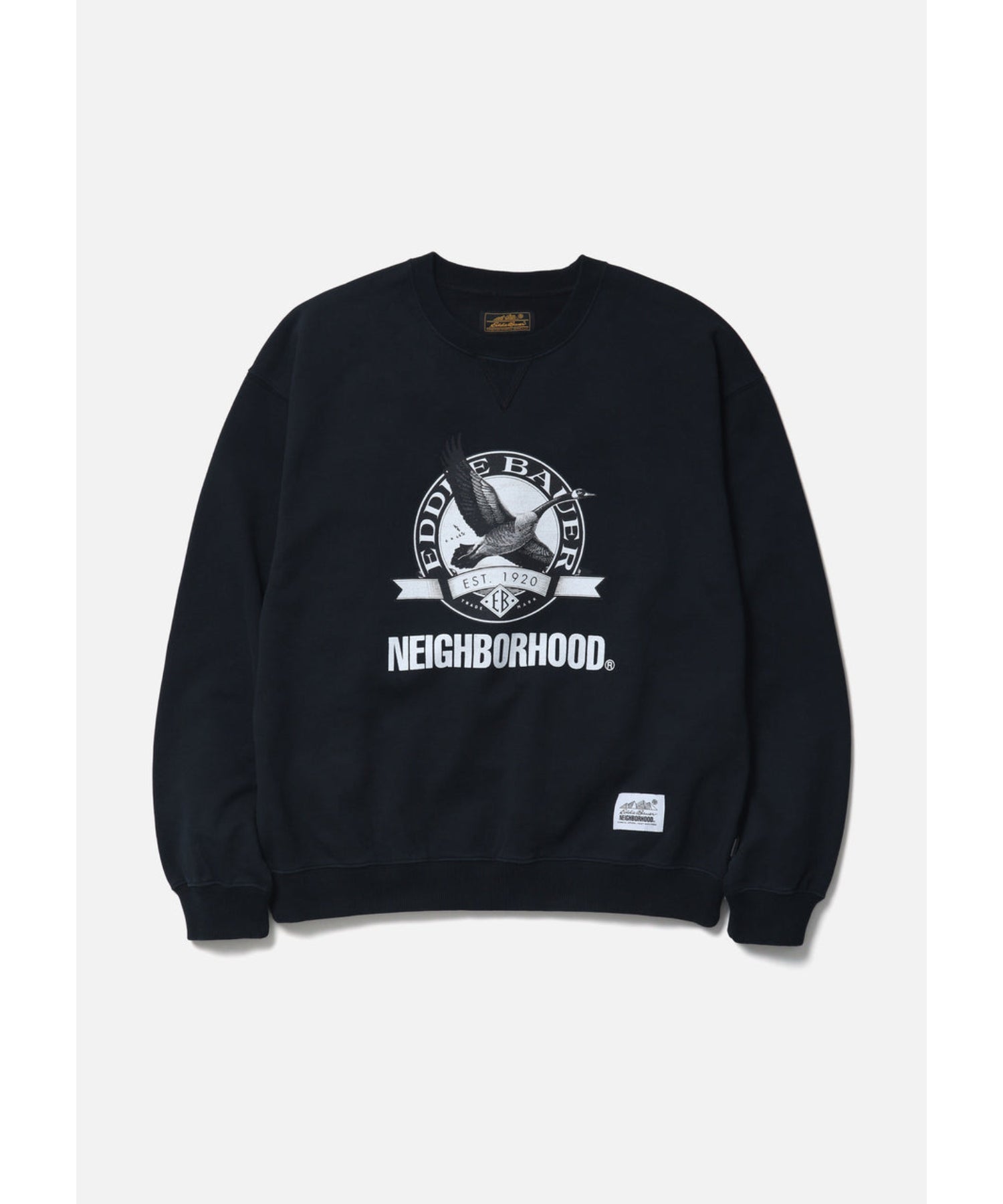 NH X EDDIE BAUER . WASHED SWEAT SHIRT LS - NEIGHBORHOOD
