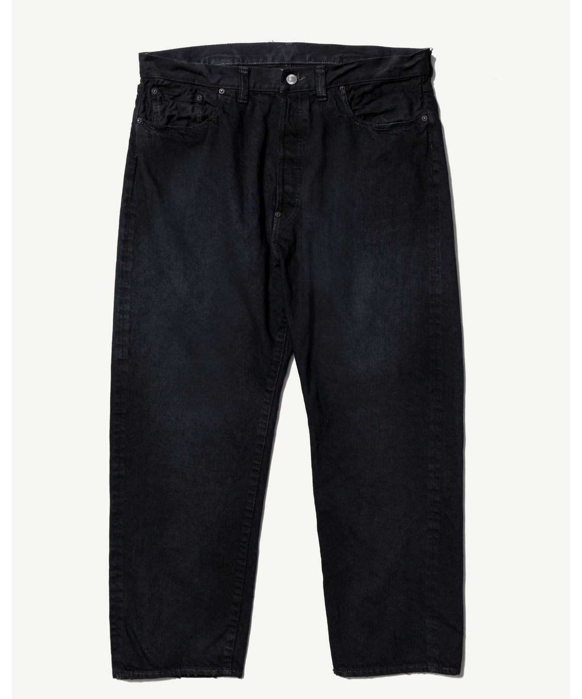 No.37 Washed Wide Denim Pants