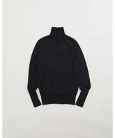 COTTON SILK HIGH NECK KNIT