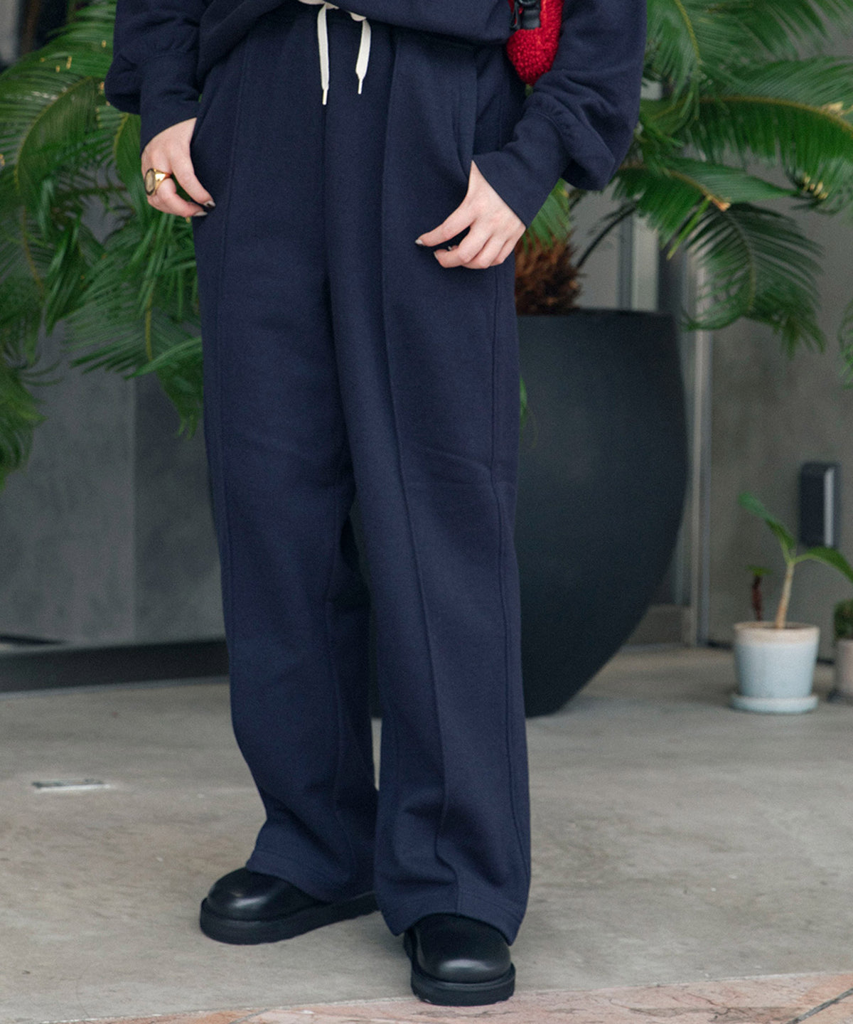 COTTON WOOL SWEATPANTS