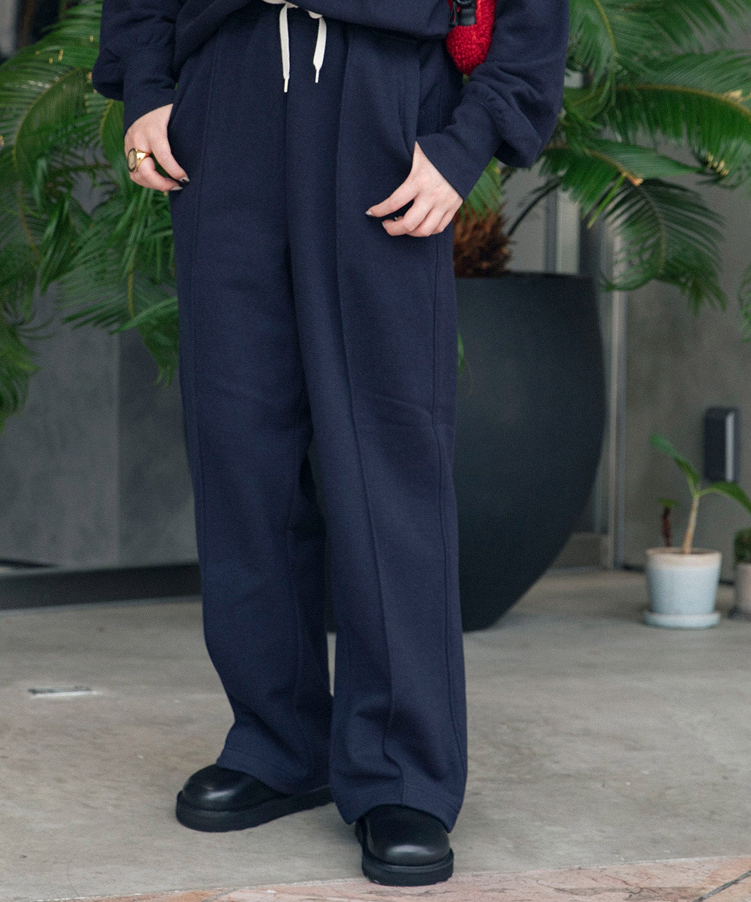 COTTON WOOL SWEATPANTS