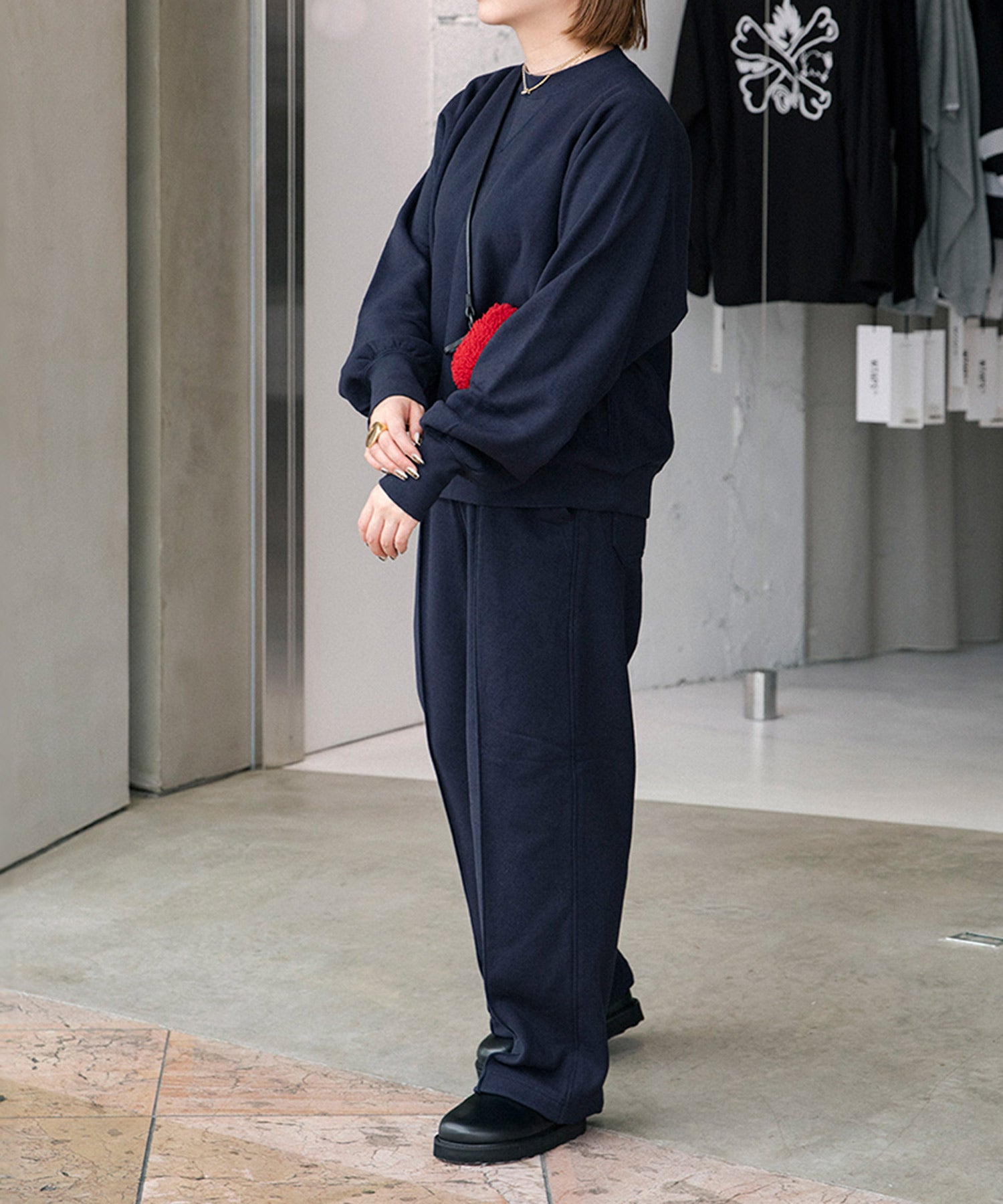 COTTON WOOL SWEATPANTS