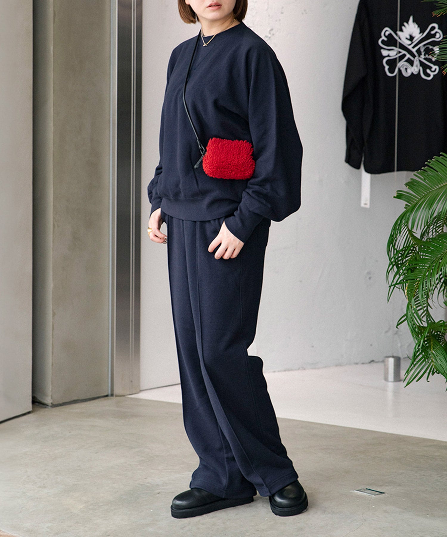 COTTON WOOL SWEATPANTS