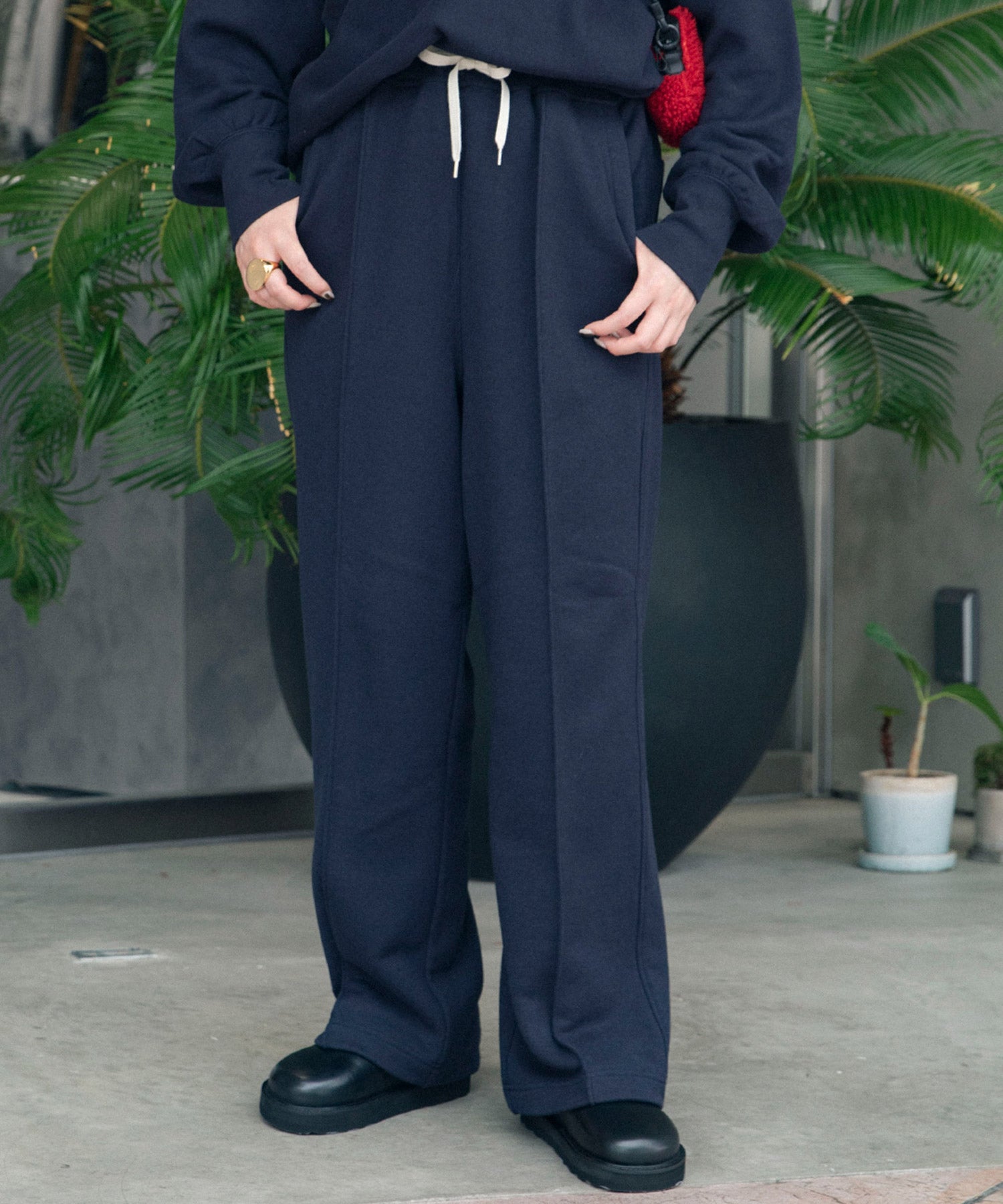 COTTON WOOL SWEATPANTS