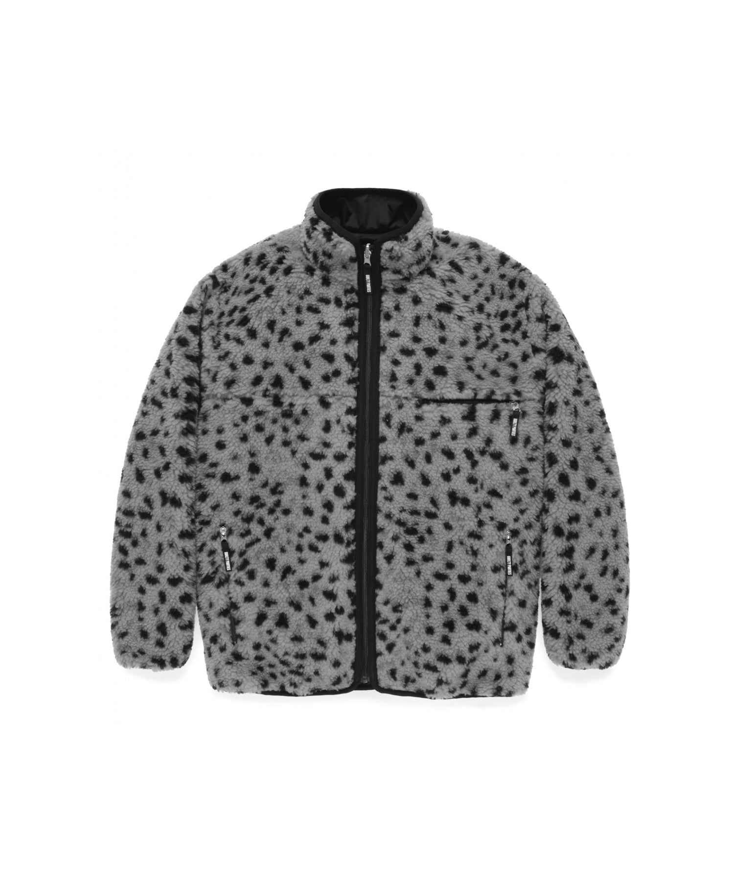 REVERSIBLE LEOPARD BOA FLEECE JACKET