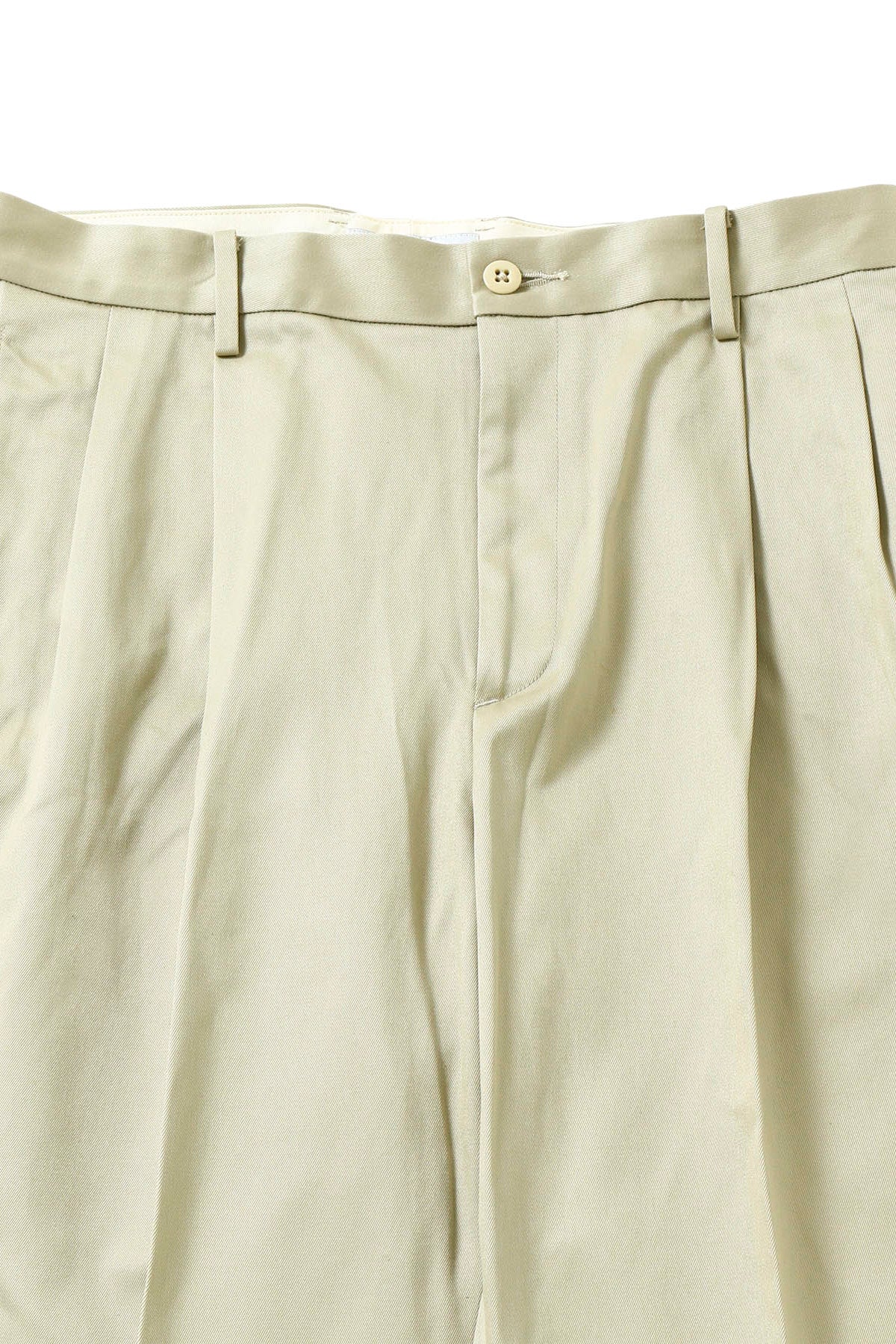 DOUBLE PLEATED CHINO TROUSERS