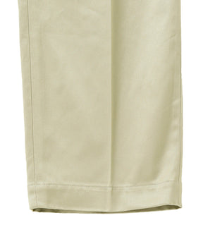 DOUBLE PLEATED CHINO TROUSERS