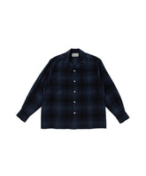 CHECK OPEN COLLAR SHIRT