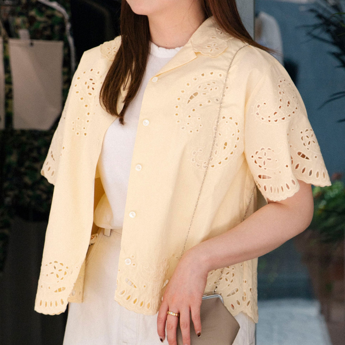 PAISLEY OPEN COLLAR SHIRT - THE SHINZONE (ザ シンゾーン) - tops (トップス) | FIGURE  ONLINE (フィギュアオンライン) 【公式通販】