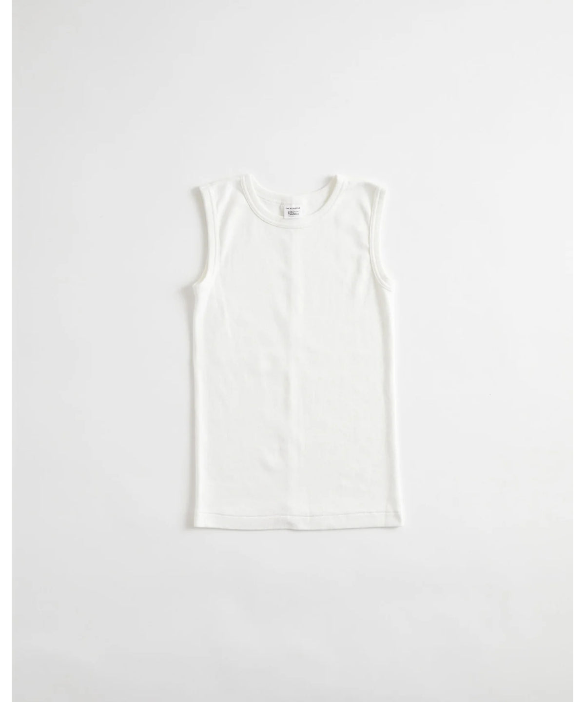 CIRCULAR RIB SLEEVELESS