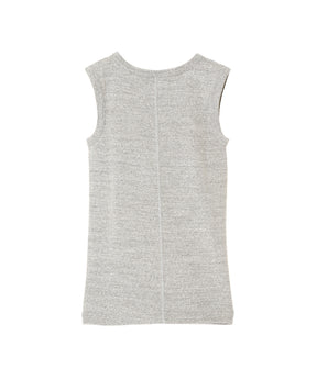 CIRCULAR RIB SLEEVELESS