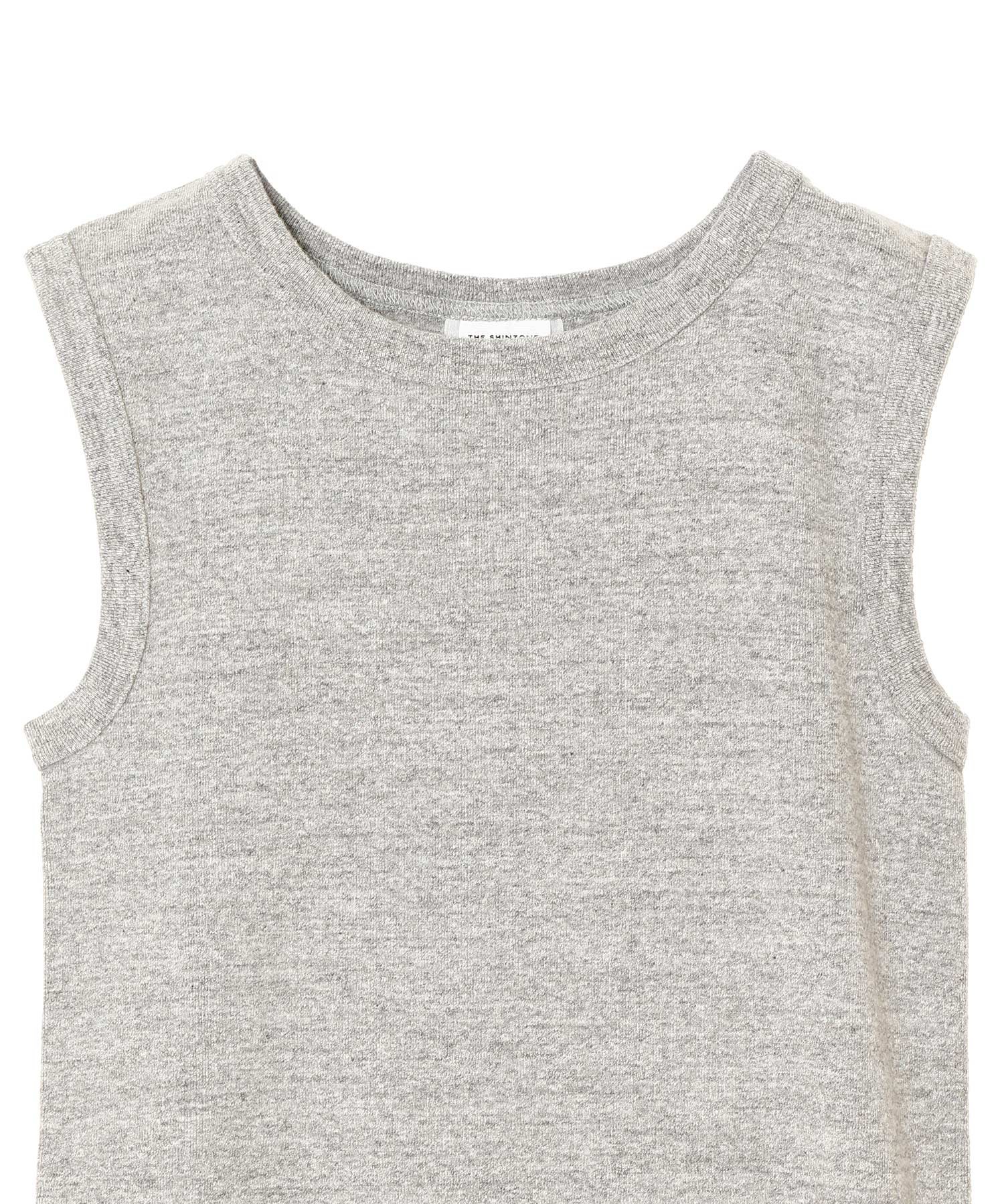 CIRCULAR RIB SLEEVELESS
