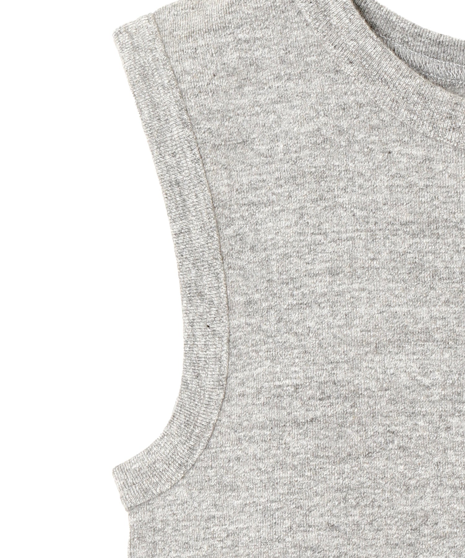 CIRCULAR RIB SLEEVELESS