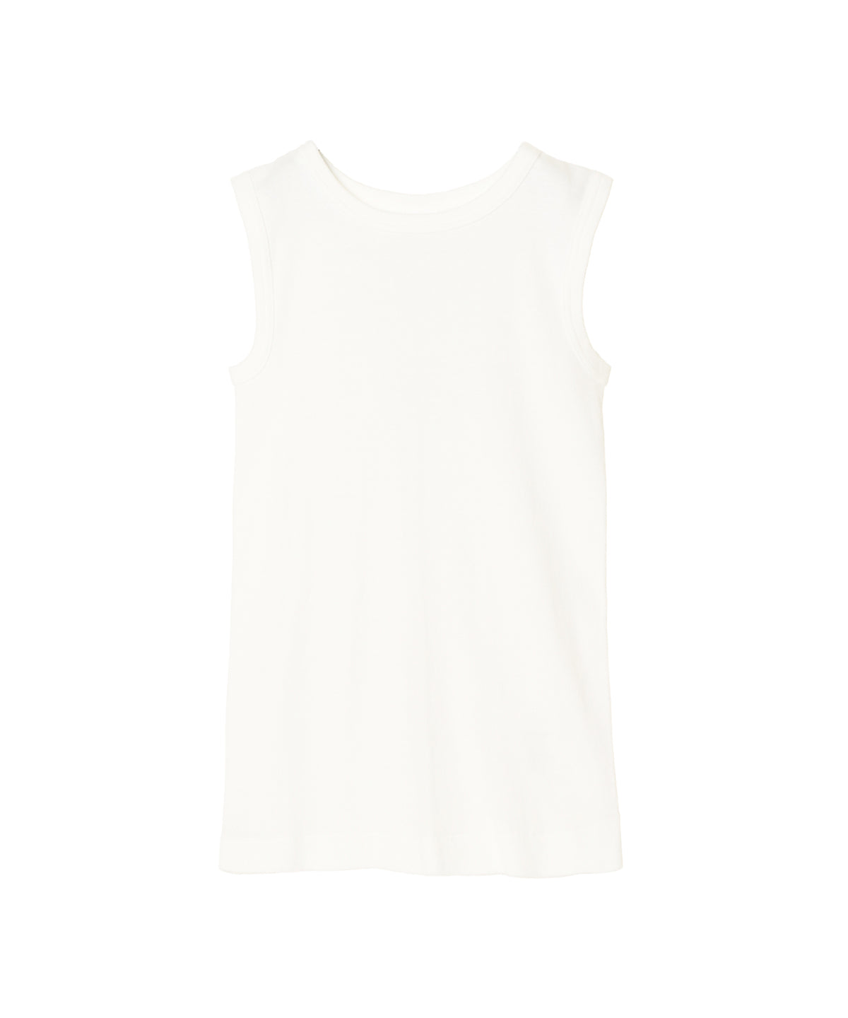CIRCULAR RIB SLEEVELESS