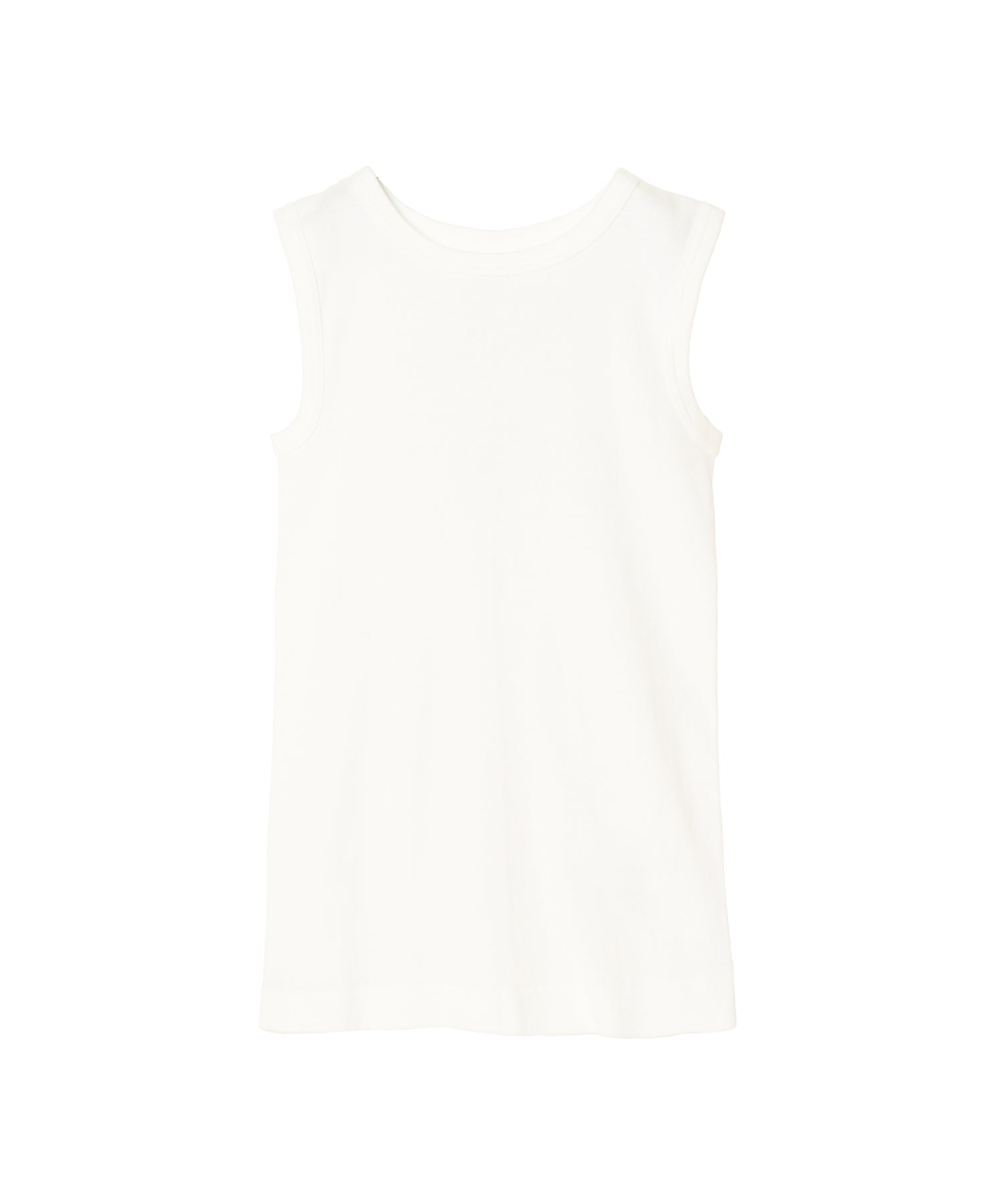 CIRCULAR RIB SLEEVELESS