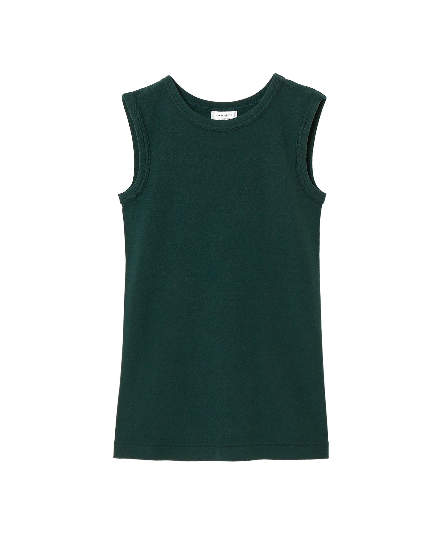 CIRCULAR RIB SLEEVELESS