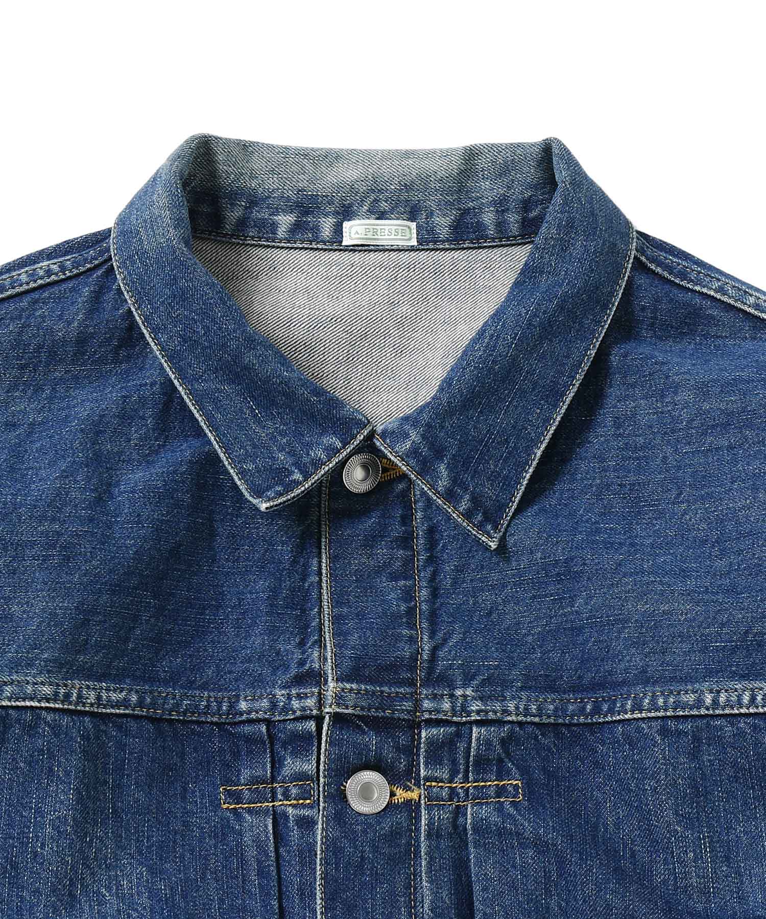 1st Type Denim Jacket - A.PRESSE (アプレッセ) - outer (アウター 