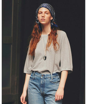 INLAYED HALF SLEEVE TEE - THE SHINZONE (ザ シンゾーン) - tops