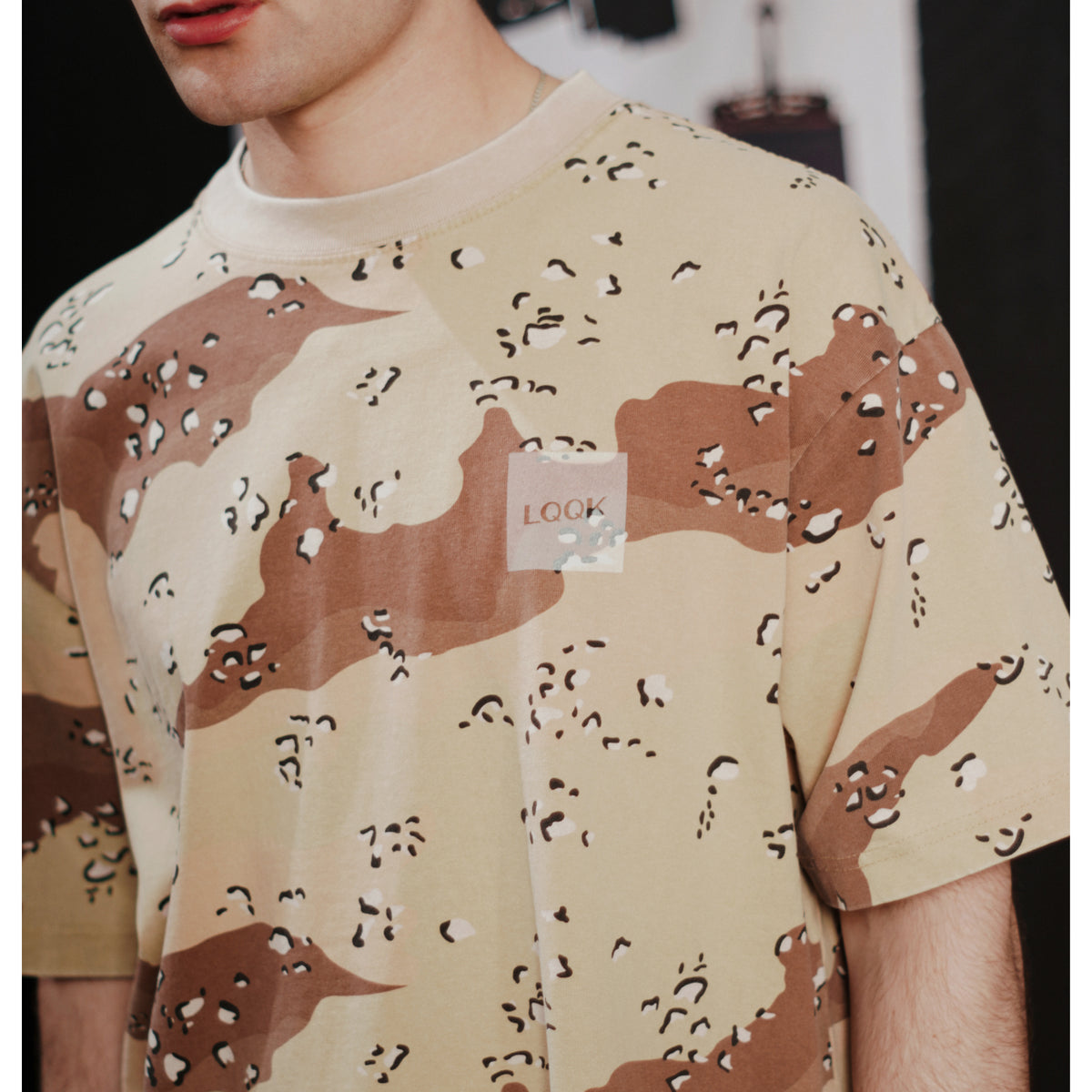 CAMO BOX LOGO TEE - LQQK studio (ルックスタジオ) - tops (トップス