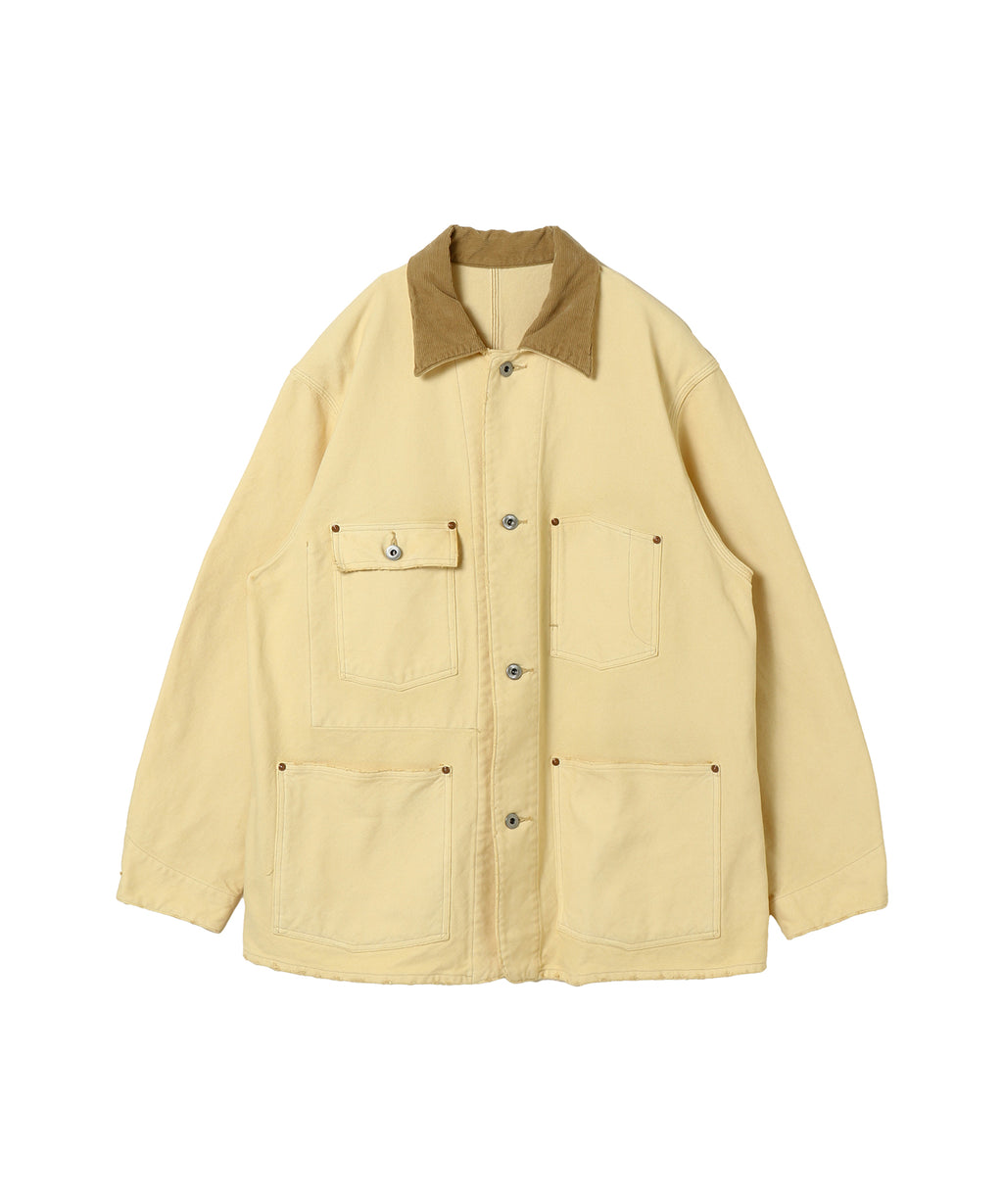 Vintage Silk Hemp Coverall Jacket - A.PRESSE (アプレッセ) - outer 