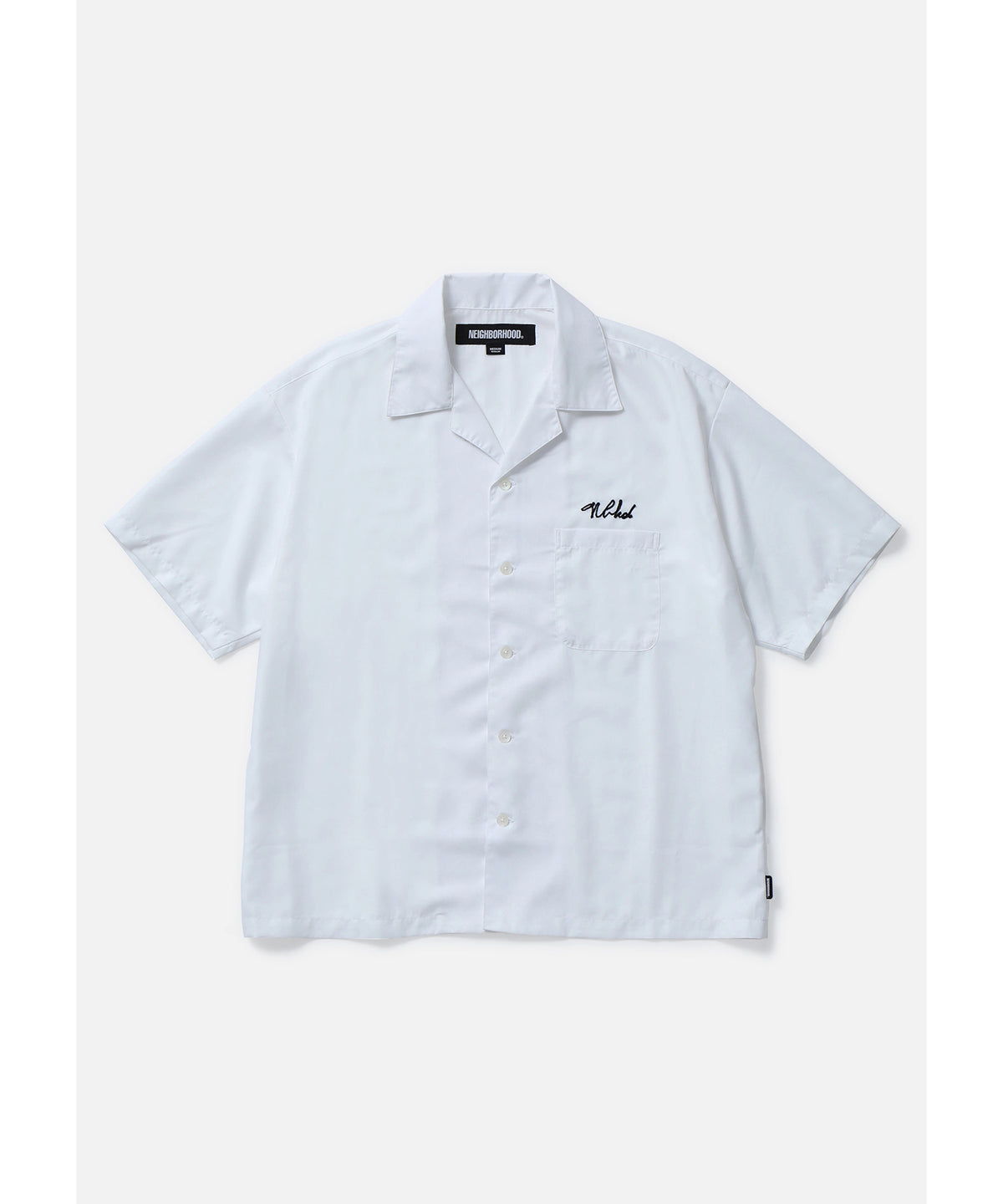 SOLID-COLOR HAWAIIAN SHIRT SS