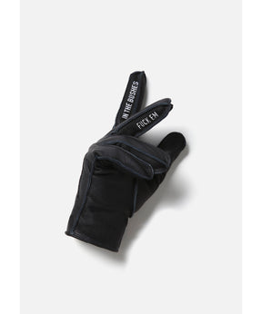LEATHER EMB GLOVES