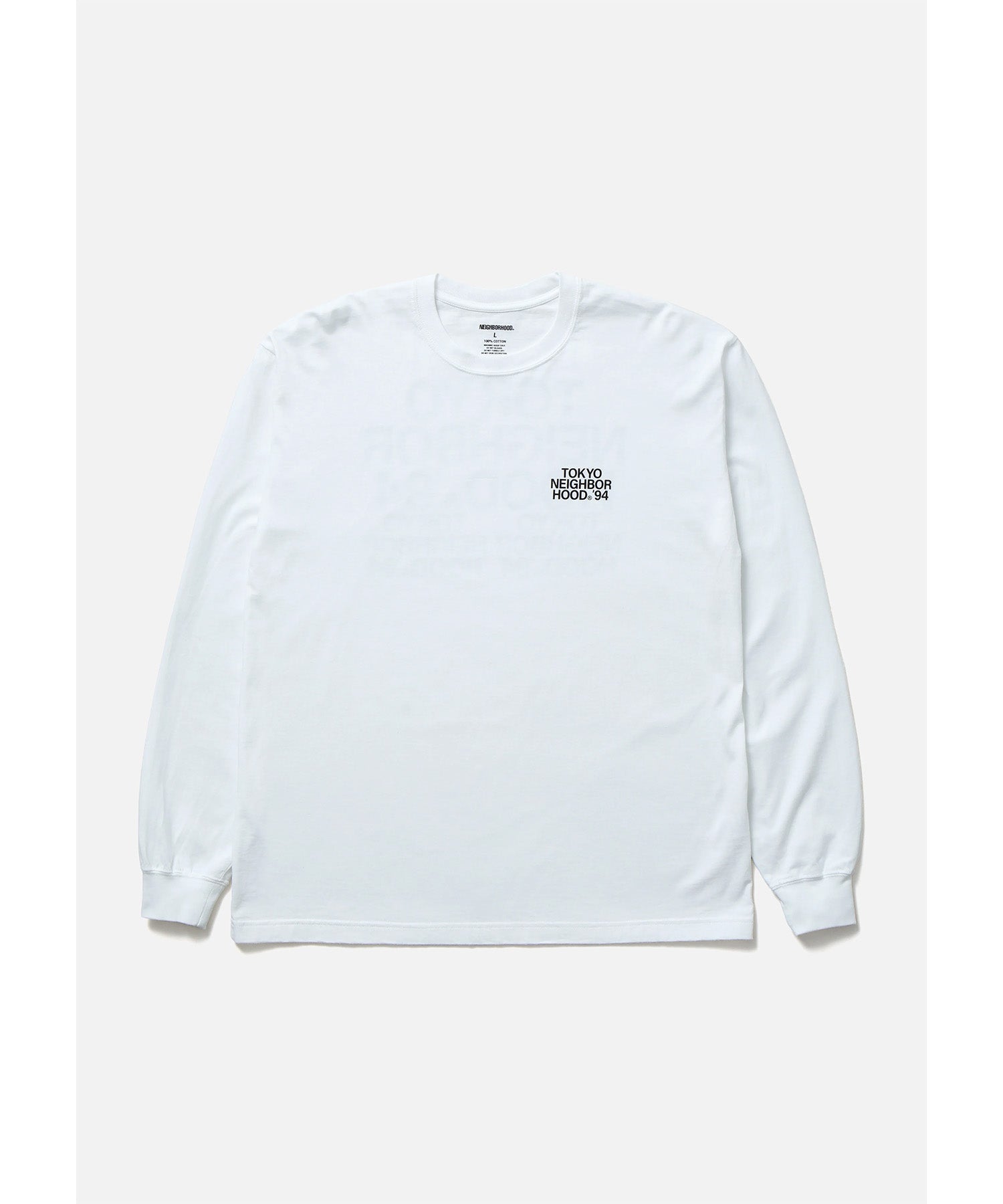 NH 252 SPOT . TEE LS-5 - NEIGHBORHOOD (ネイバーフッド) - tops