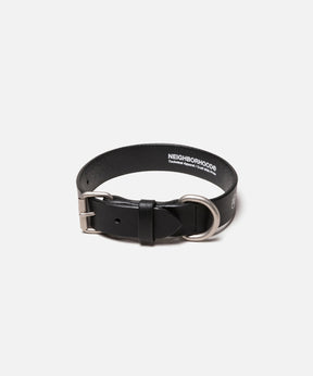 LEATHER DOG COLLAR WIDE