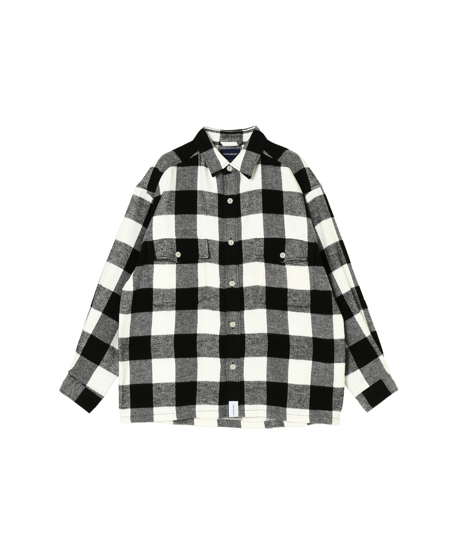 VANNING PLAID LS SHIRT - DESCENDANT (ディセンダント) - tops
