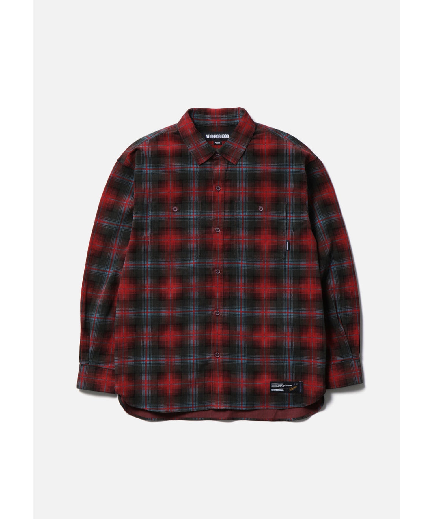 CORDUROY CHECK SHIRT LS