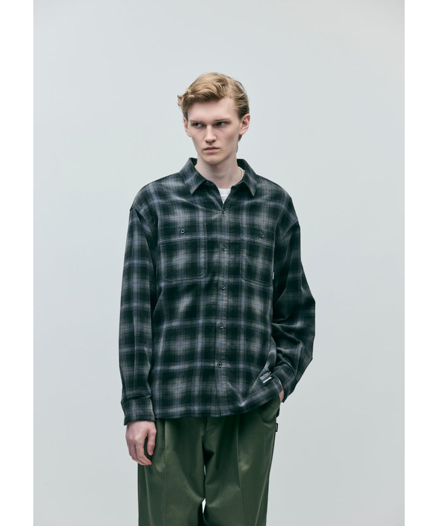 CORDUROY CHECK SHIRT LS