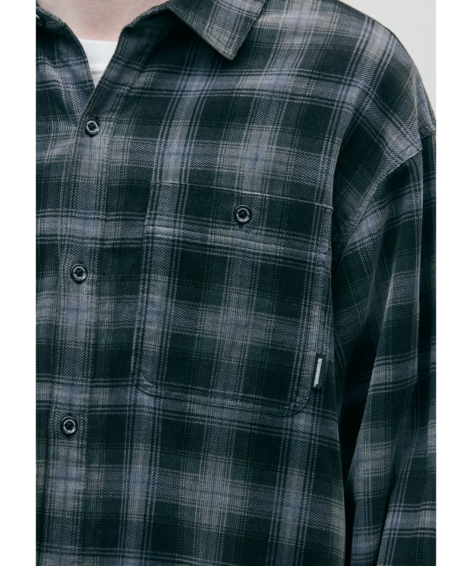 CORDUROY CHECK SHIRT LS