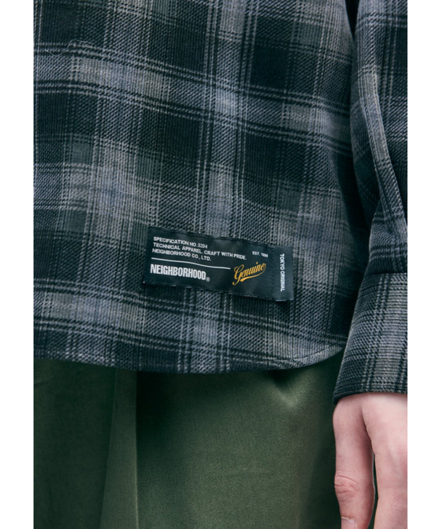CORDUROY CHECK SHIRT LS
