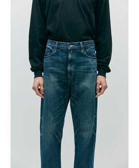 WASHED DENIM DP MID PANTS