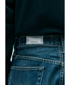 WASHED DENIM DP MID PANTS