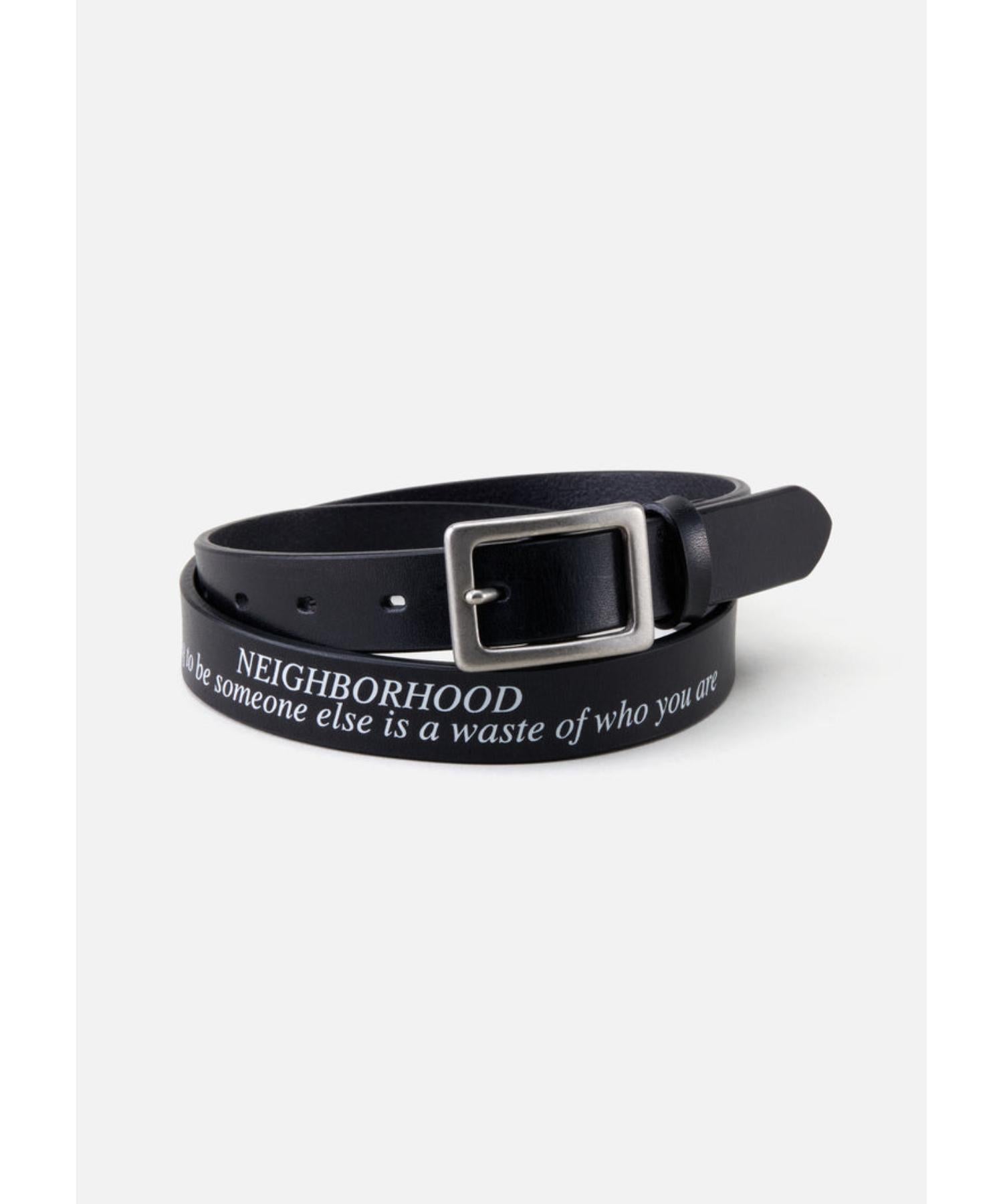 LEATHER NARROW BELT - NEIGHBORHOOD (ネイバーフッド) - goods (グッズ) | FIGURE ONLINE  (フィギュアオンライン) 【公式通販】