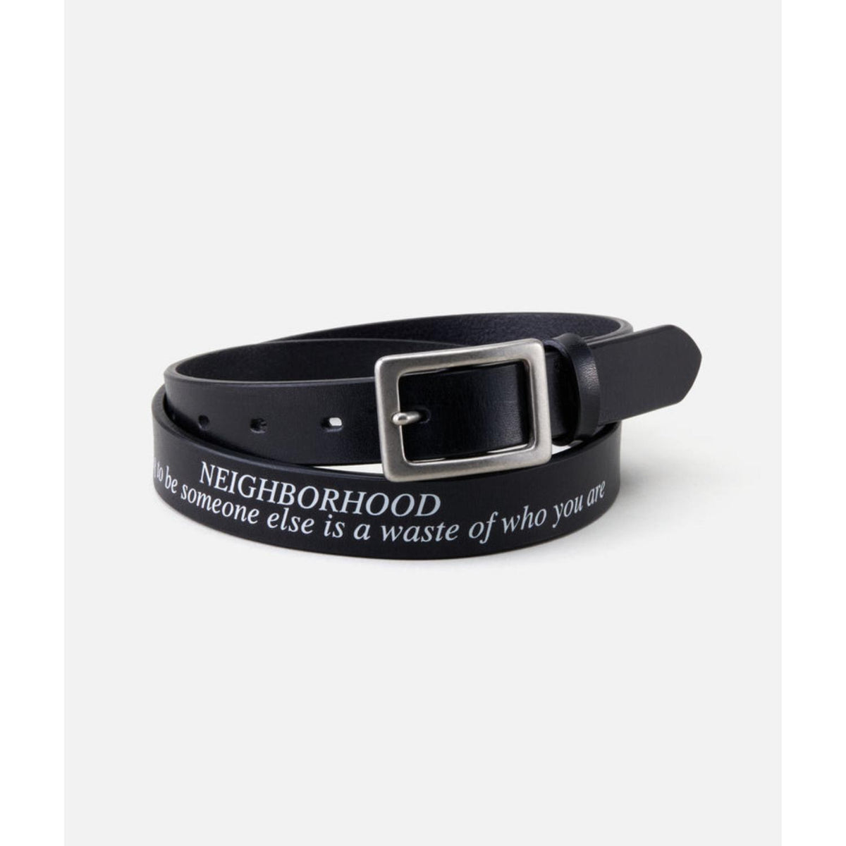 LEATHER NARROW BELT - NEIGHBORHOOD (ネイバーフッド) - goods (グッズ) | FIGURE ONLINE  (フィギュアオンライン) 【公式通販】