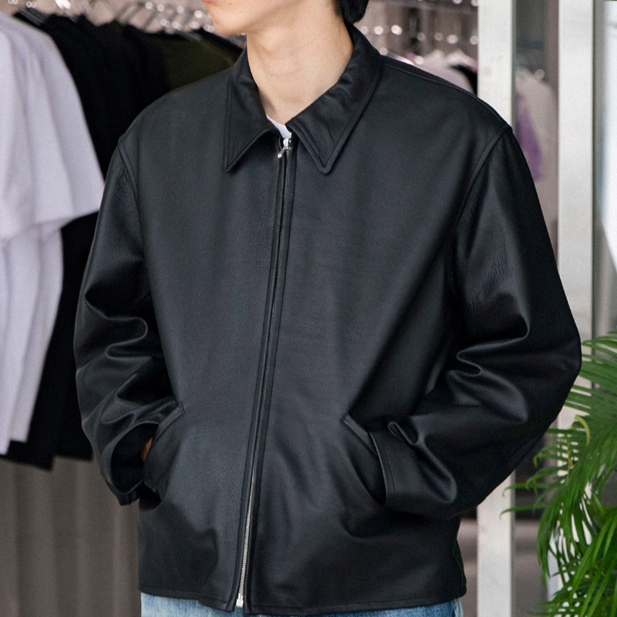しょーーた a.presse Leather Sports Jacket - A.PRESSE (アプレッセ) - outer